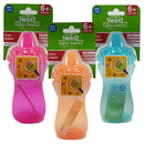 3pk Heinz Baby Basics Easy Sipper Assorted Pink Orange and Blue 6m+ 300ml - Makeup Warehouse Australia