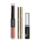 3pk SET L'Oreal Paris 2 Step Lipstick 113 Invincible Sable + Panorama Mascara Black + Brow Mascara Transparent