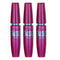 3x Maybelline the Falsies Volum Express Mascara - 280 Blackest Black