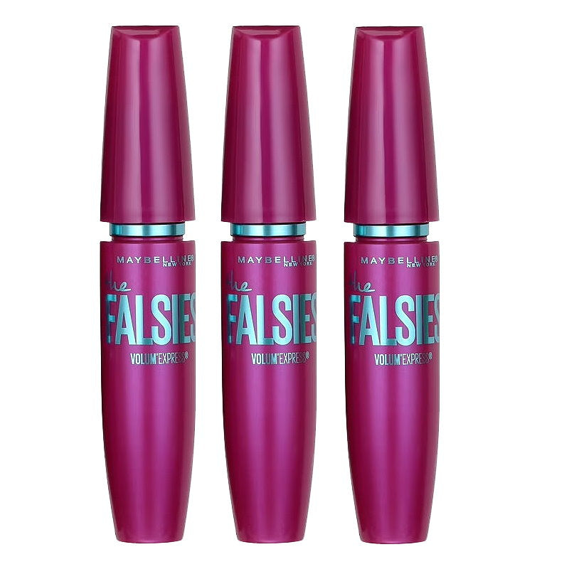 3x Maybelline the Falsies Volum Express Mascara - 280 Blackest Black