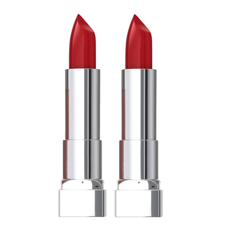 2x Maybelline Color Sensational Cream Lipstick 311 Crimson Race 4.2g