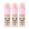 3x Maybelline Instant Anti Age Perfector 4 in 1 Glow Makeup 20ml 00 Fair Light