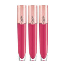 3x L'Oreal Paris Rouge Signature Plump Lip Gloss 7ml 408 I Accentuate