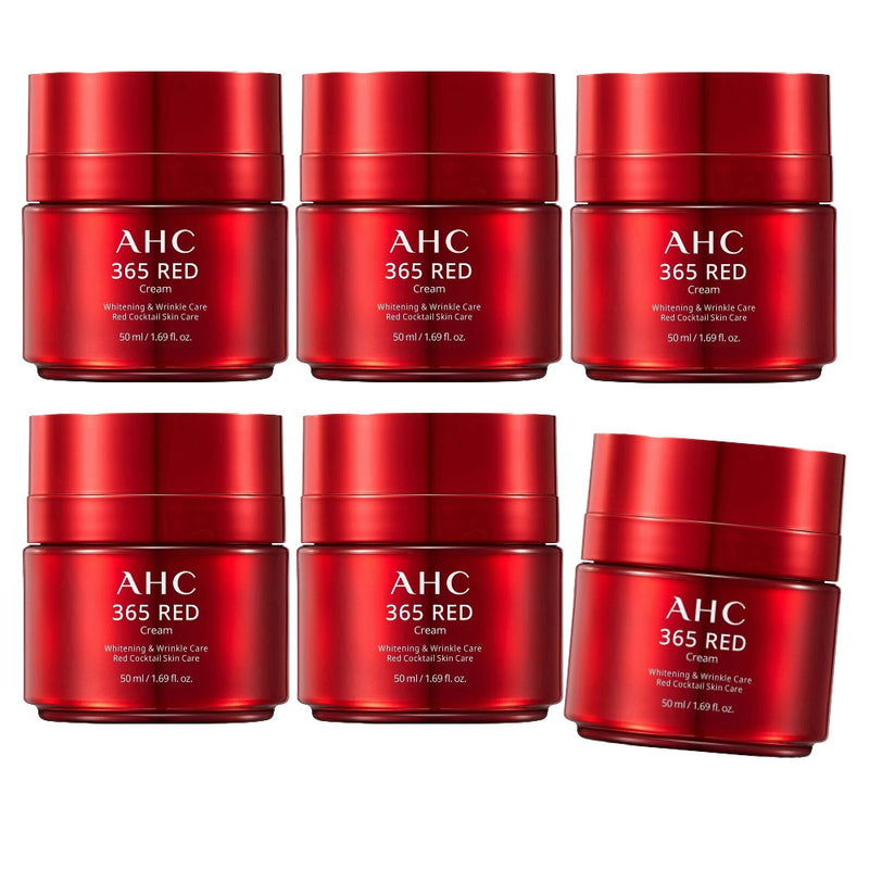 6x AHC 365 Red Cream 50ml