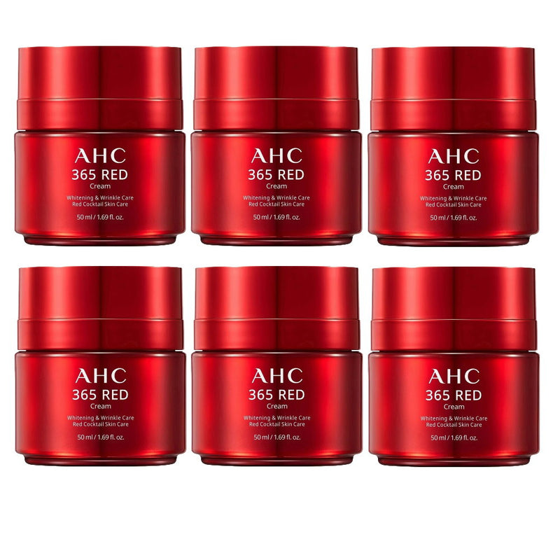 6x AHC 365 Red Cream 50ml