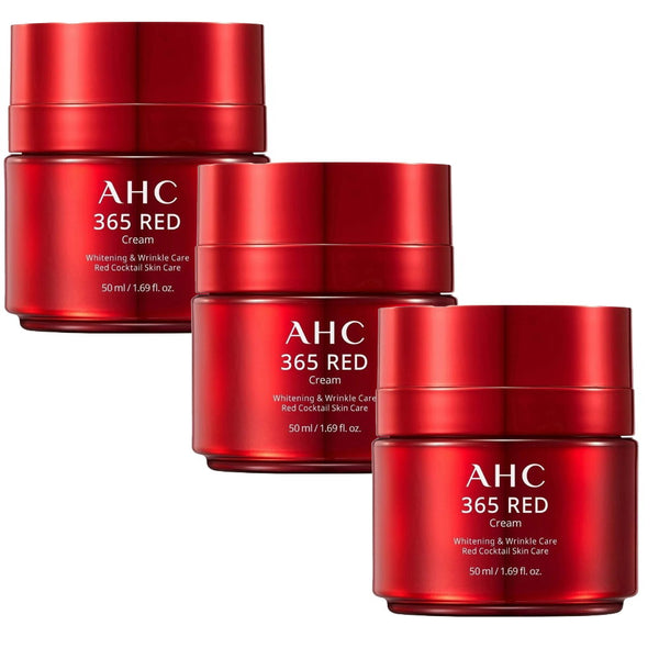 3x AHC 365 Red Cream 50ml