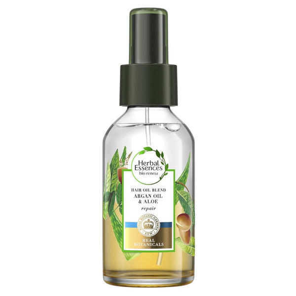 Makeup Warehouse - Herbal Essences Hair Oil Blend Argan Oil & Aloe Repair - Shop Online