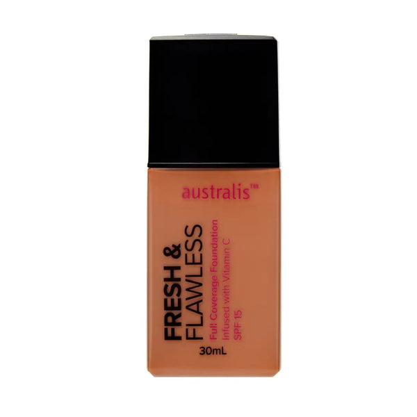 Australis Fresh & Flawless Full Coverage Foundation SPF 15 Caramel