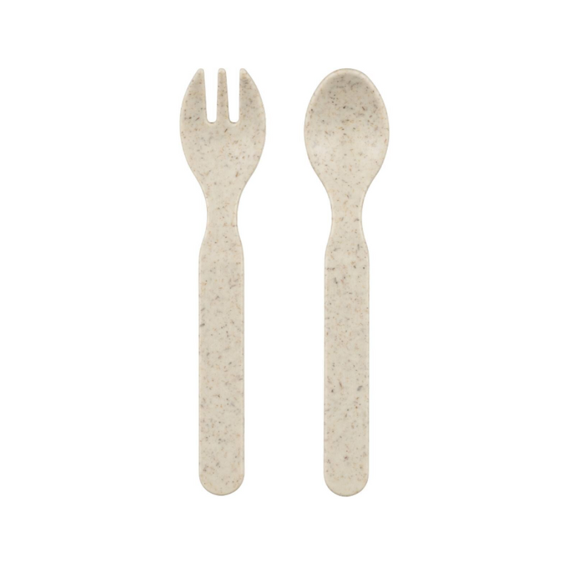 Baby U Bamboo Spoon and Fork Set - 12 months + Children's Cutlery