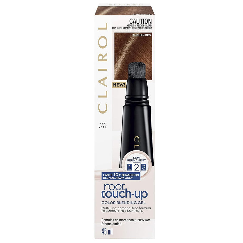 2x Clairol Root Touch-up Semi Permanent Color Blending Gel 45ml Auburn Red