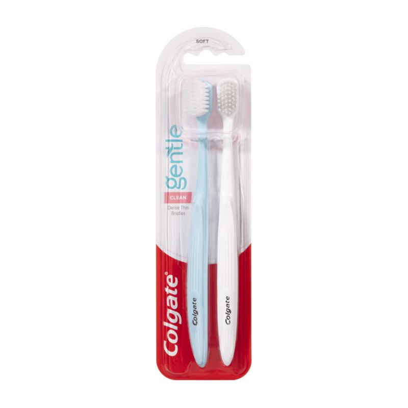 6x Colgate Toothbrush Gentle Charcoal 2 Pack Assorted