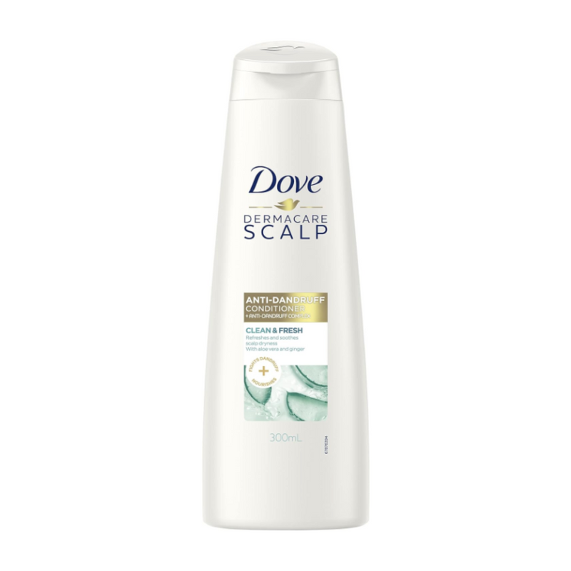 6x Dove Dermacare Scalp Anti-Dandruff Conditioner Clean & Fresh 300ml