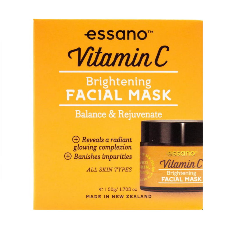 2x Essano Brightening Facial Mask Vitamin C Balance And Rejuvenate 50g