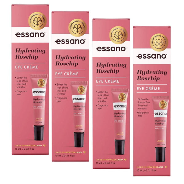 4x Essano Hydrating Rosehip Eye Creme 15ml