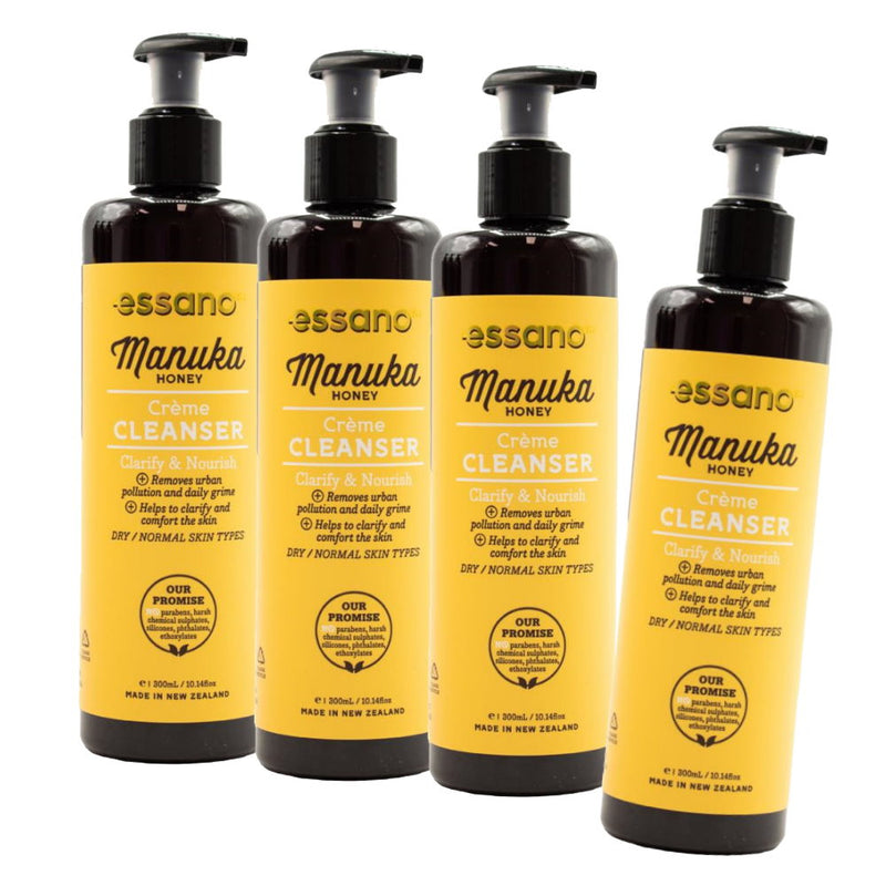 4x Essano Manuka Honey Creme Cleanser Clarify and Nourish 300mL