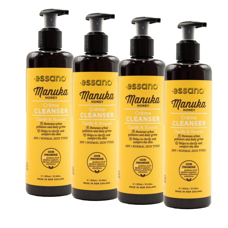 4x Essano Manuka Honey Creme Cleanser Clarify and Nourish 300mL