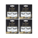 4x Eylure London Luxe Opulent Faux Mink Effect False Lashes