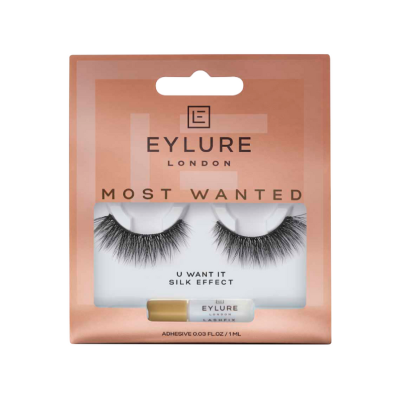 6x Eylure London Most Wanted U Want It Silk Perfect False Eyelashes