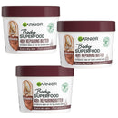 3x Garnier Body Superfood Cocoa & Ceramide Body Cream 380ml