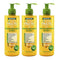 3x Garnier Fructis Nutri Repair 3 10-in-1 Leave-In Treatment Cream For Dry Hair 400ml