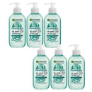 6x Garnier Skin Active Hyaluronic Aloe Gel Cleanser 200ml