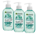 3x Garnier Skin Active Hyaluronic Aloe Gel Cleanser 200ml