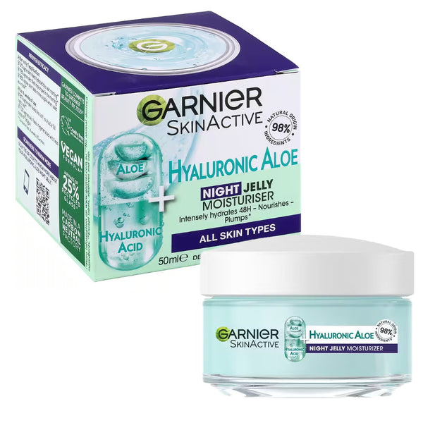 Garnier Skin Active Hyaluronic Aloe Hydrating Night Jelly Moisturiser 50ml