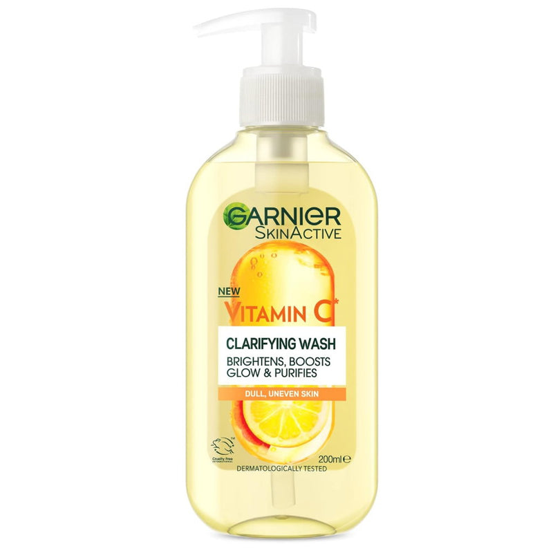 Garnier Skin Active Vitamin C Brightening Gel Cleanser 200ml