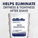 Gillette Sensitive Skin Soothing Balm After Shave Men's 75ml