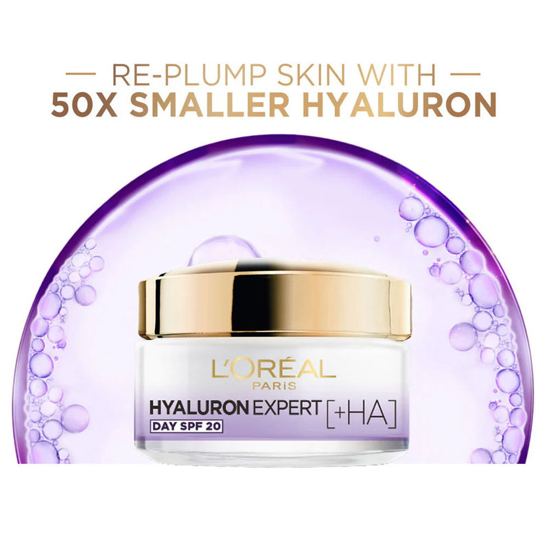 12x L'Oreal Hyaluron Expert Replumping Moisturising Day Cream spf20 50ml