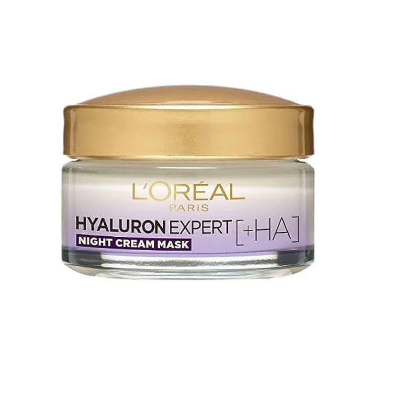 6x L'Oreal Hyaluron Expert Replumping Moisturising Night Cream Mask spf20 50ml