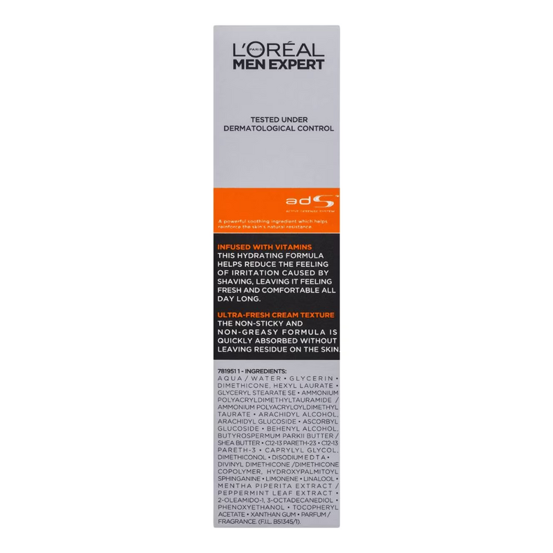 6 x LOreal Men Expert Hydra Energetic All in One Moisturiser for Normal Skin 75mL