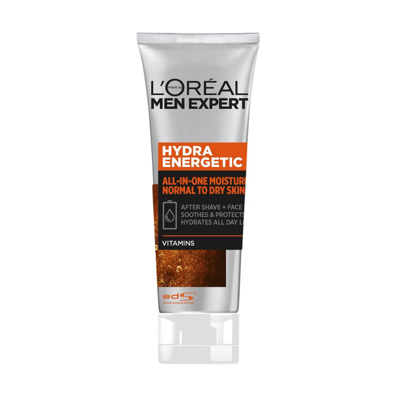 6 x LOreal Men Expert Hydra Energetic All in One Moisturiser for Normal Skin 75mL