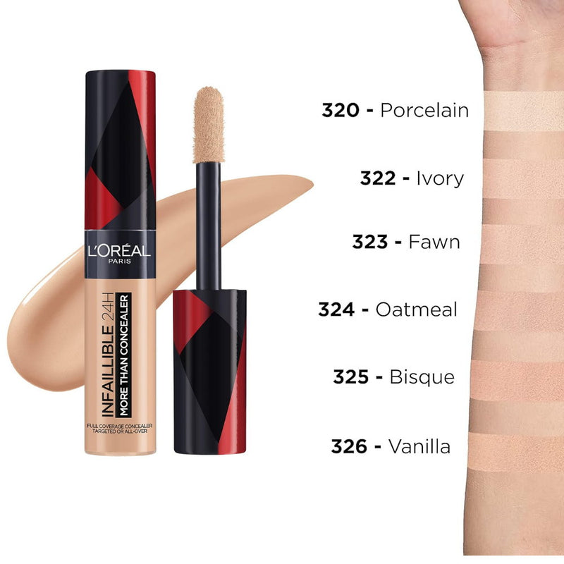 L'Oreal Paris Infallible 24H Full Coverage More Than Concealer 11ml 326 Vanilla