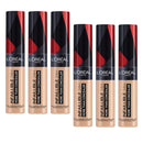 6x L'Oreal Paris Infallible 24H Full Coverage More Than Concealer 11ml 326 Vanilla