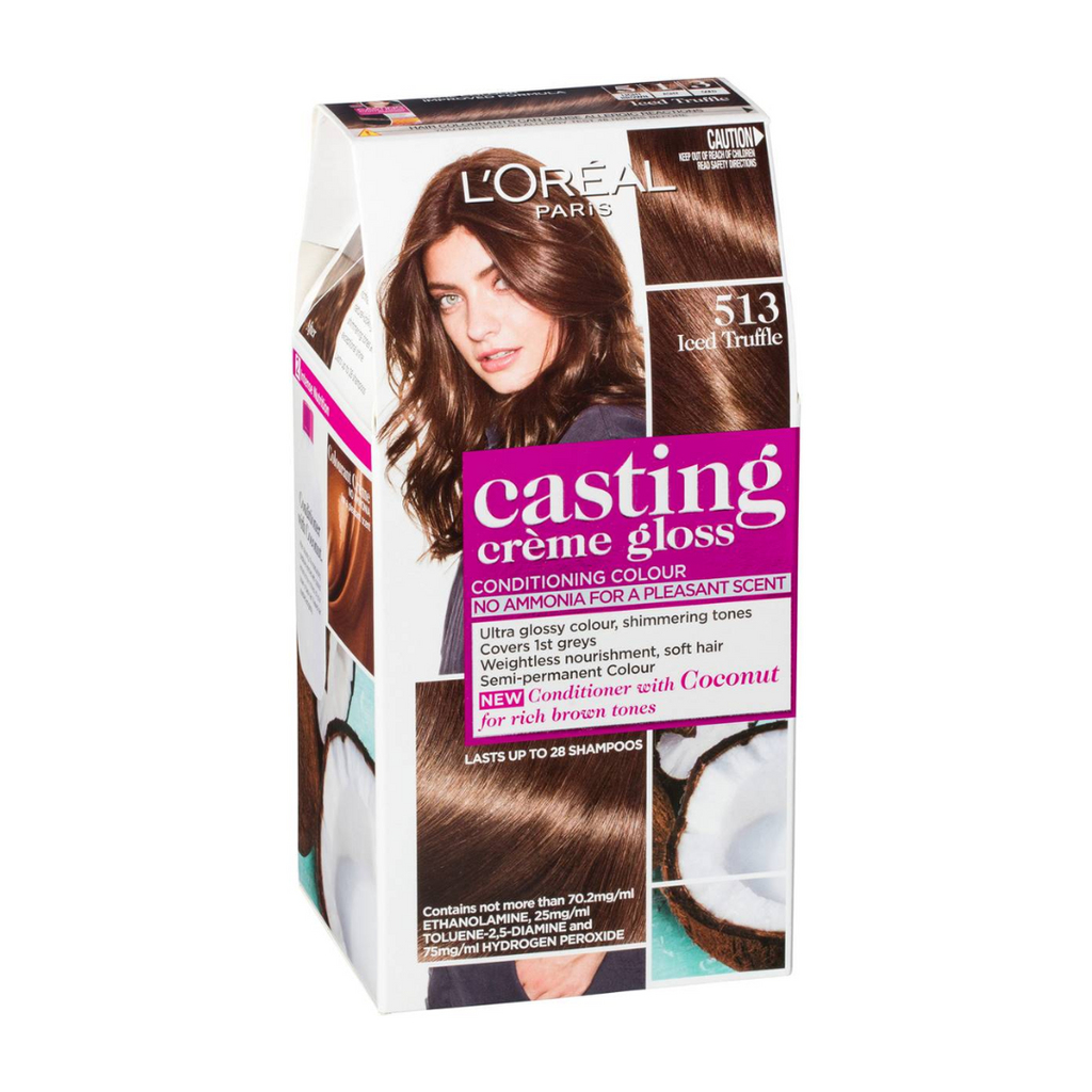 6x Loreal Casting Creme Gloss Semi Permanent Hair Colour 513 Iced Truf Makeup Warehouse 4335