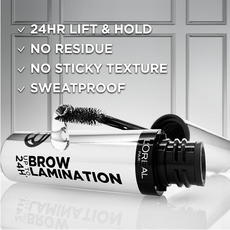 3x L'Oreal Paris Brow Lamination up to 24 Hour 5ml 00 Clear