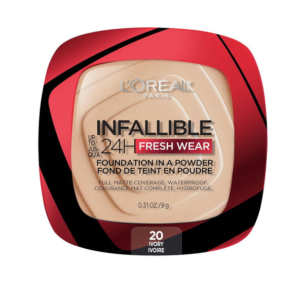 L'Oreal Paris Infallible 24 Hour Freshwear Foundation In A Powder 020 Ivory