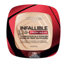 L'Oreal Paris Infallible 24 Hour Freshwear Foundation In A Powder 130 True Beige