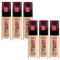 6x L'Oreal Paris Infallible 32H Fresh Wear Foundation SPF 25 30ml 120 Golden Vanilla