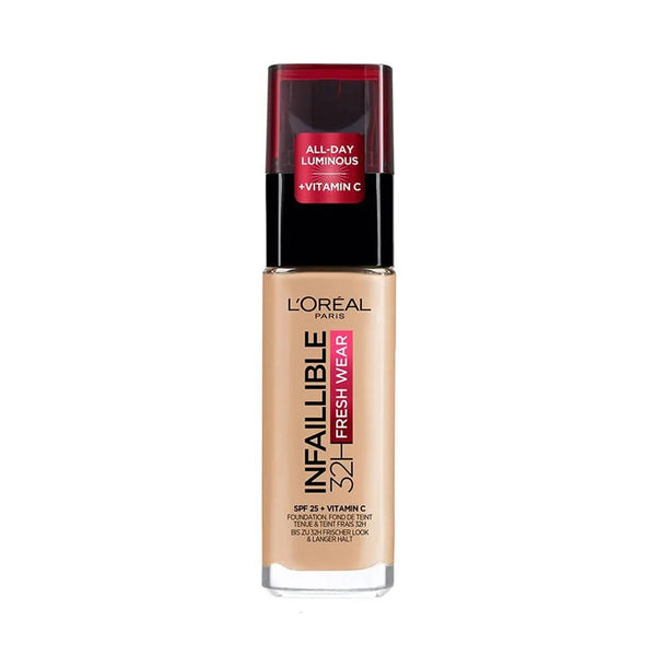 L'Oreal Paris Infallible 32H Fresh Wear Foundation SPF 25 30ml 120 Golden Vanilla