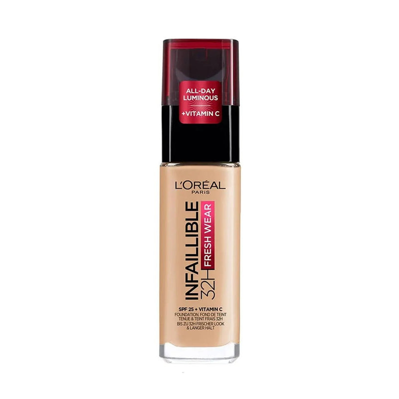 L'Oreal Paris Infallible 32H Fresh Wear Foundation SPF 25 30ml 120 Golden Vanilla