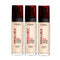 3x L'Oreal Paris Infallible 32H Fresh Wear Foundation SPF 25 30ml 130 Cool Undertone