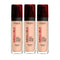 3x L'Oreal Paris Infallible 32H Fresh Wear Foundation SPF 25 30ml 145 Cool Undertone