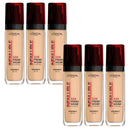 6x L'Oreal Paris Infallible 32H Fresh Wear Foundation SPF 25 30ml 220 Neutral Undertone