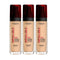 3x L'Oreal Paris Infallible 32H Fresh Wear Foundation SPF 25 30ml 220 Neutral Undertone