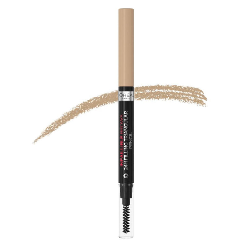 3x L'Oreal Paris Infallible Brows 24 Hour Filling Triangular Pencil 7.0 Blonde