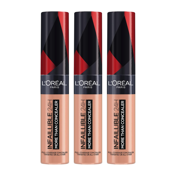 3x L'Oreal Paris Infallible More Than Concealer 11ml 331 Latte