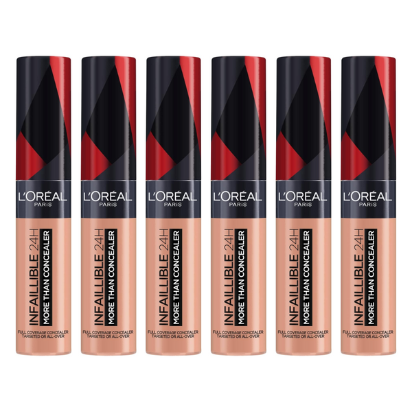 6x L'Oreal Paris Infallible More Than Concealer 11ml 331 Latte