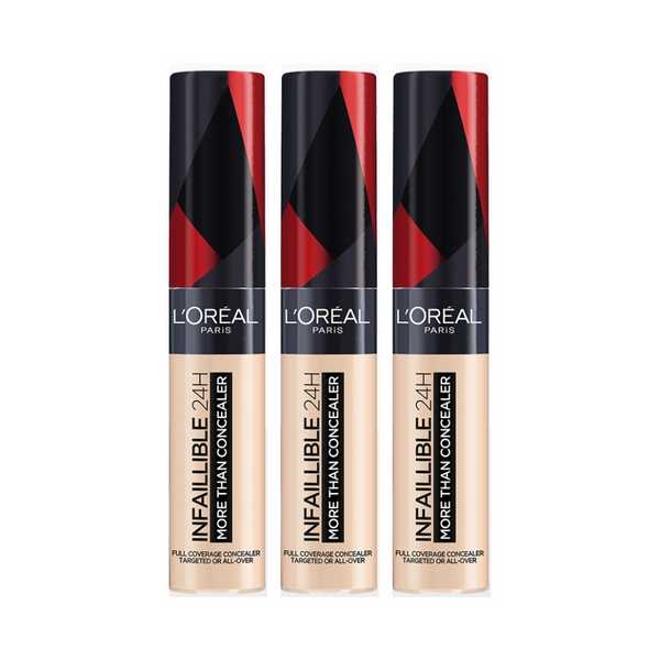 3x L'Oreal Paris Infallible More Than Concealer 11ml 325 Bisque